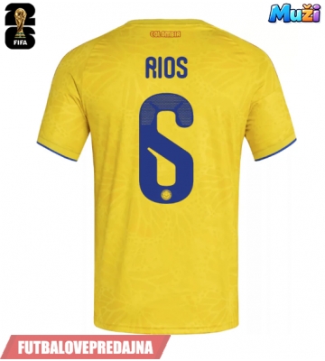 Lacne Muži Futbalové dres Kolumbia Richard Rios #6 MS 2026 Krátky Rukáv - Domáci
